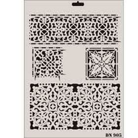 Rich DN-905 Dantel Stencil 25x35 cm Boyama Şablonu