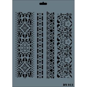 Rich DN-913 Dantel Stencil 25x35 cm Boyama Şablonu