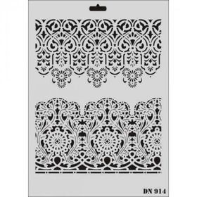 Rich DN-914 Dantel Stencil 25x35 cm Boyama Şablonu