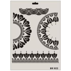 Rich DN-922 Dantel Seri 35x25 cm Stencil