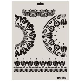 Rich DN-922 Dantel Seri 35x25 cm Stencil