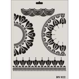 Rich DN-922 Dantel Seri 35x25 cm Stencil