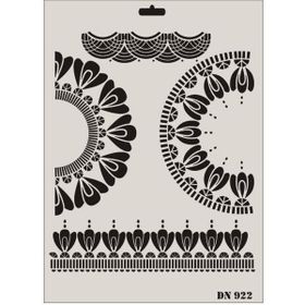 Rich DN-922 Dantel Seri 35x25 cm Stencil