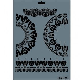 Rich DN-922 Dantel Stencil 25x35 cm Boyama Şablonu
