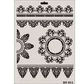 Rich DN-924 Dantel Stencil 25x35 cm Boyama Şablonu