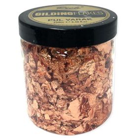 Rich FLKS-0173 Gilding Rose Gold Flakes Pul Varak