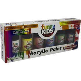 Rich Funny Kids 20 ml 6'lı Akrilik Set