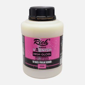 Rich High Gloss Parlak Varnish 1250 cc Akrilik Boya