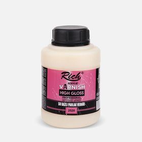 Rich High Gloss Parlak Varnish 1250 cc Akrilik Boya