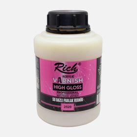 Rich High Gloss Parlak Varnish 1250 cc Akrilik Boya