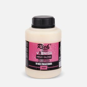 Rich High Gloss Parlak Varnish 1250 cc Akrilik Boya