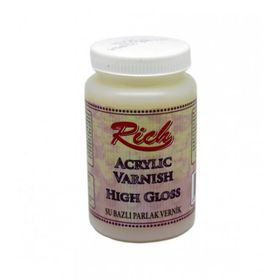 Rich High Gloss VR-250-001 Parlak 130 cc Su Bazlı Vernik