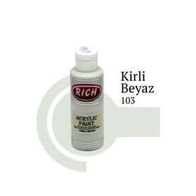 Rich Kirli Beyaz 130 cc Akrilik Boya