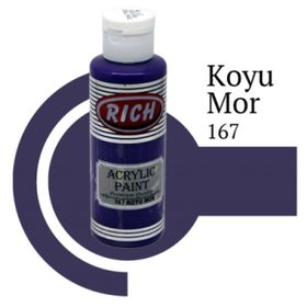 Rich Koyu Mor 130 cc Akrilik Boya