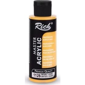 Rich Master 120 cc Vintage Turuncu Akrilik Boya