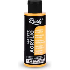 Rich Master 120 cc Vintage Turuncu Akrilik Boya