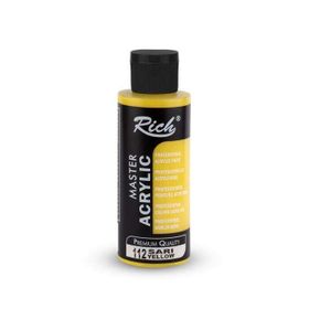 Rich Master 120 ml 112 Sarı Akrilik Boya