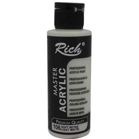 Rich Master 120 ml Soft Beyaz Akrilik Boya