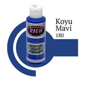 Rich Master 180 Koyu Mavi 120 cc Akrilik Boya
