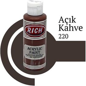 Rich Master 220 Açık Kahve 120 ml Akrilik Boya