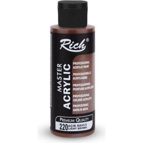 Rich Master 220 Açık Kahve 120 ml Akrilik Boya