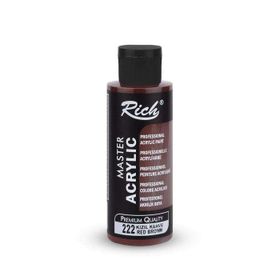 Rich Master 222 Kızıl Kahve 120 ml Akrilik Boya
