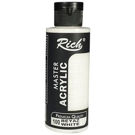 Rich Master Acrylic Beyaz 120 cc Akrilik Boya