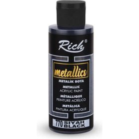 Rich Metalik 120 cc 770 Siyah Akrilik Boya
