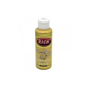 Rich Metalik 120 cc Altın Akrilik Boya