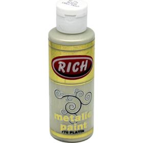 Rich Metalik 120 cc Platin Akrilik Boya