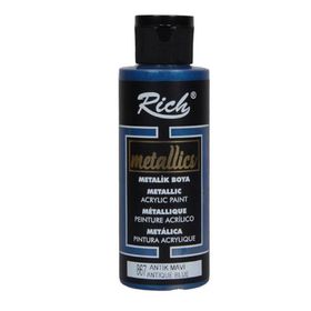 Rich Metalik 120 ml Antik Mavi Akrilik Boya