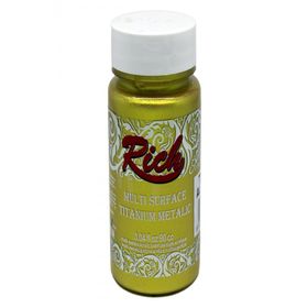 Rich Metalik 2520 Altın 0.90cc Akrilik Boya Multi surface Titanium Metalik