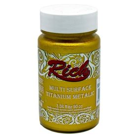 Rich Metalik 2522 Som Altın 0.90cc Akrilik Boya Multisurface Titanium