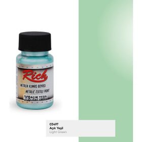 Rich Metalik Ceviz Yeşili 50 cc Kumaş Boyası