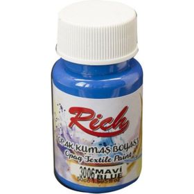 Rich Metalik Mavi 50 cc Kumaş Boyası