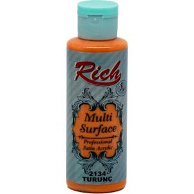 Rich MLT2134 Multi Surface Turunç 130 cc Akrilik Boya