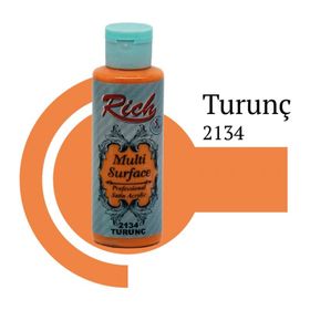 Rich MLT2134 Multi Surface Turunç 130 cc Akrilik Boya