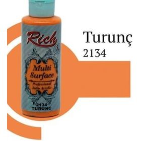 Rich MLT2134 Multi Surface Turunç 130 cc Akrilik Boya