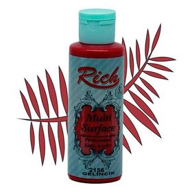 Rich Multi 2156 130 ml Gelincik Akrilik Boya