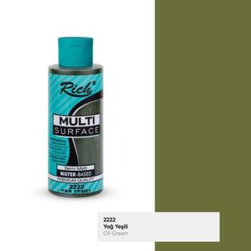 Rich Multi 2222 Yağ Yeşili 120 CC Akrilik Boya