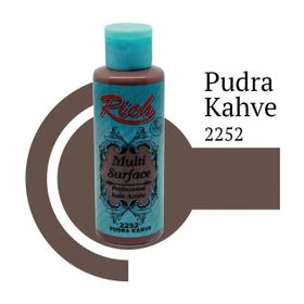 Rich Multi 2252 130 ml Pudra Kahve Akrilik Boya
