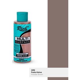 Rich Multi 2252 Pudra Kahve 120 CC Akrilik Boya