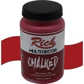 Rich Multi 4590 Kırmızı 250 ml Decor Chalked Akrilik Boya