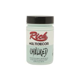 Rich Multi Decor Chalked 100 cc Retro Mavi Akrilik Boya