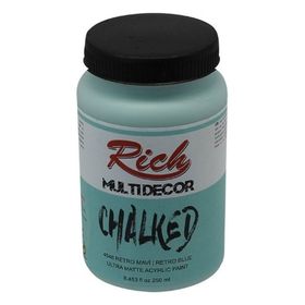 Rich Multi Decor Chalked 250 Cc Retro Mavi Akrilik Boya