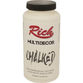 Rich Multi Decor Chalked 500 cc Eskimiş Beyaz Akrilik Boya