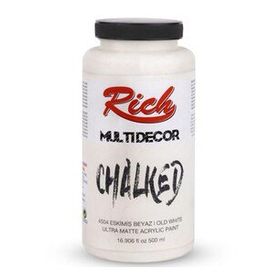 Rich Multi Decor Chalked 500 cc Eskimiş Beyaz Akrilik Boya