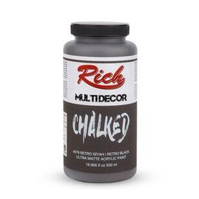 Rich Multi Decor Chalked 500 cc Retro Siyah Akrilik Boya