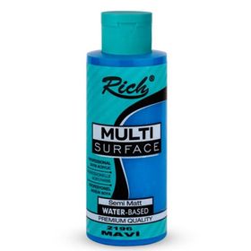 Rich Multi Surface 120 cc Mavi Akrilik Boya