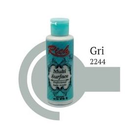 Rich Multi Surface 2244 Gri 120 cc Akrilik Boya